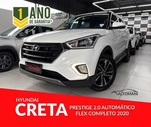HYUNDAI CRETA 2.0 16V FLEX PRESTIGE AUTOMÁTICO HYUNDAI CRETA 2.0 16V FLEX PRESTIGE AUTOMÁTICO